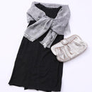 [圍巾]攤位僱用酷（黑色）| hakata紡織品| Okano