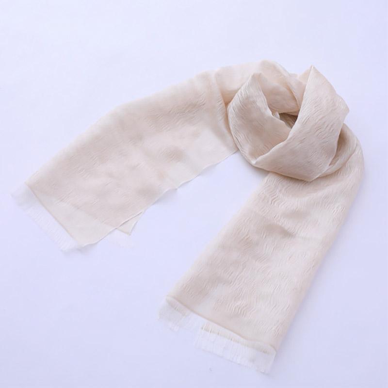 [圍巾]租用酷（象牙色）| okano |博多紡織品