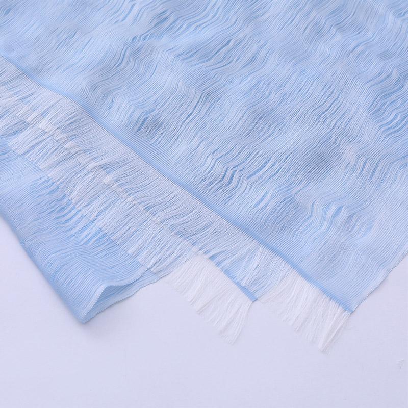 [圍巾]租用酷（天藍色）| okano |博多紡織品