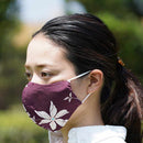 [facemask] kinumask round（unisex）c |京都Yuzen染色