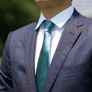 [領帶] Celadon Green Miyavi 33 Momme絲綢緞面| Gunnai紡織品|富士櫻花