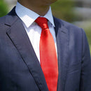 [領帶] Scarlet Miyavi 33 Momme絲綢緞面| Gunnai紡織品|富士櫻花