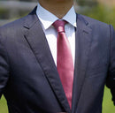 [TIE] OLD ROSE MIYAVI 33 MOMME SILK SATIN | GUNNAI TEXTILES| FUJI SAKURA