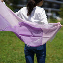 [SCARF] STALL KASANE RED MAUVE (PINK × PURPLE) | GUNNAI TEXTILES| FUJI SAKURA