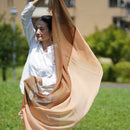 [圍巾] Stall Kasane Yamato Persimmon（柿子×虹彩）| Gunnai紡織品|富士櫻花