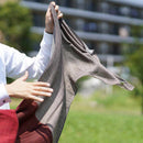 [SCARF] STALL YASURAGI ERIMAKI (RED × SAND BEIGE × WINE × BROWN) | GUNNAI TEXTILES| FUJI SAKURA