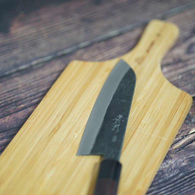 [KITCHEN (CHEF) KNIFE] THIS FORGED BLACK KNIVES SANTOKU KNIFE 170MM | ECHIZEN FORGED BLADES| IWAI CUTLERY