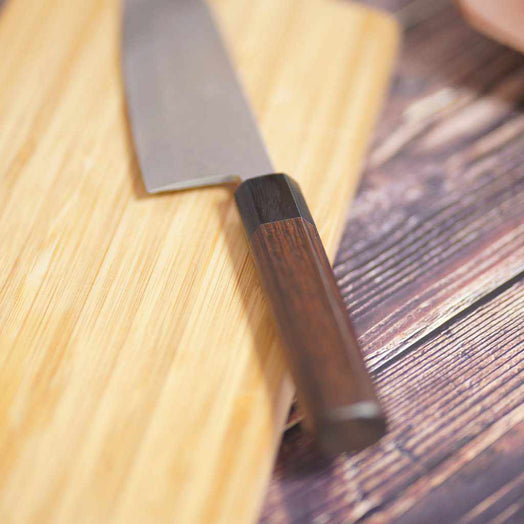 [Kitchen (Chef) Knife] มีด Damascus Santoku Forged Ukigumo 170mm | ใบมีด Forged Echizen | Iwai Cutlery