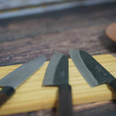 [KITCHEN (CHEF) KNIFE] THIS FORGED BLACK KNIVES SANTOKU KNIFE 170MM | ECHIZEN FORGED BLADES| IWAI CUTLERY