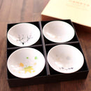 [SAKE CUP] SHUN JAPAN FOUR SEASONS MAGIC 4 PIECES | MINO WARES | MARUMO TAKAGI