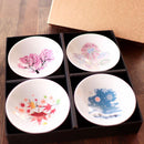 [SAKE CUP] SHUN JAPAN FOUR SEASONS MAGIC 4 PIECES | MINO WARES | MARUMO TAKAGI