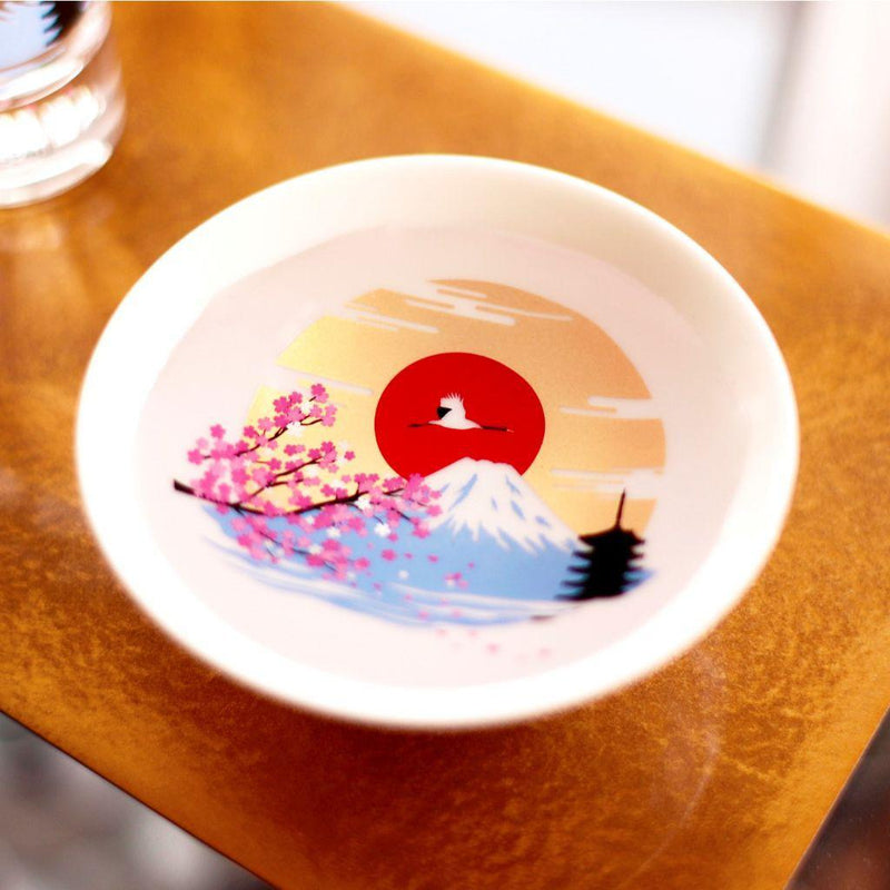[Sake Cup] Shun Japan Mt. Fuji Magic 2 ชิ้น | Mino Wares | Marumo Takagi