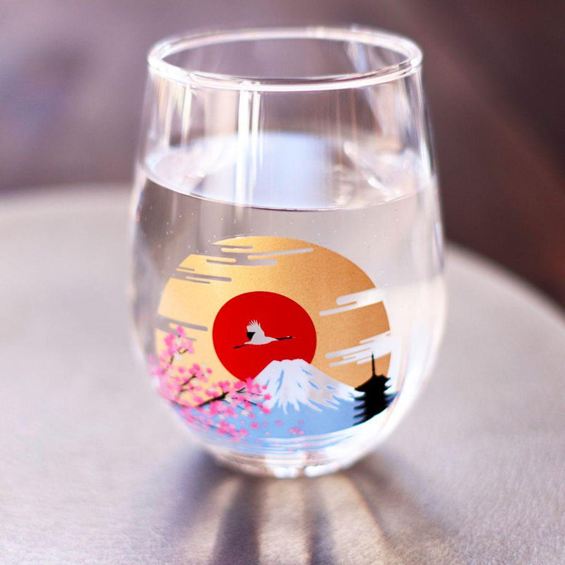 【美濃燒】旬 SHUN JAPAN 圓弧杯 冷感富士2件
