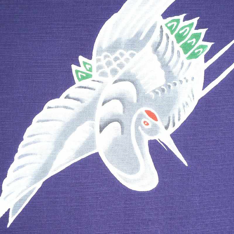 [Noren] Cranes & Turtles | Matsuda Dyeing Store | การย้อมสี Tsutugaki