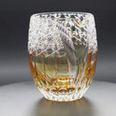 [SAKE BOTTLE] SAKE SET FUKA (DAZZLING WIND)BY JUNICHI NABETANI MASTER OF TRADITIONAL CRAFTS | EDO KIRIKO | KAGAMI CRYSTAL