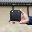 [LEATHER CASE] SMART MOVE! ANTI-BACTERIAL ALLEY-BLACK | LEATHER WORK | RAKUKEI
