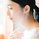 [PIERCED EARRINGS] ARITATO (THANK YOU) ONE EAR, GOLD (K10) | SAORI KUNIHIRO | METAL CASTING