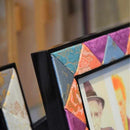 [PICTURE FRAME] WOOD PHOTO FRAME (PINK & BLUE) | EDO ART DOLLS | KAKINUMA DOLLS