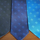 [TIE] ORIGINAL LOGO LIGHT NAVY BLUE | JAPANESE SILK | SHAKUNONE (WITH GIFT PAPER BAG)