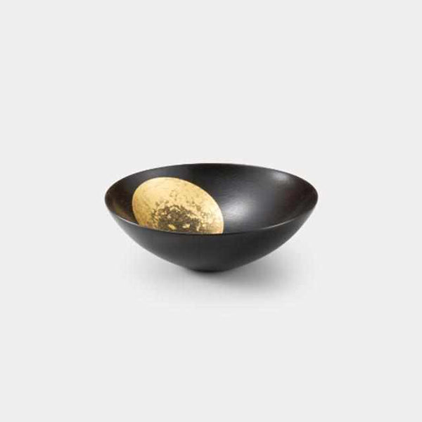 [ชาม] Oborotsuki Bowl 180 (Lacquer) | Hakuichi | ใบทอง Kanazawa
