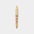 [ปากกา] พื้นผิวพัดลมปากกา Makie Ballpoint (ทองคำ) | Hakuichi | ใบทอง Kanazawa