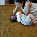 [Tatami] Rush Rug Karon Yellow (M: 190 × 250 ซม., L: 190 × 300 ซม.) | Ikehiko | ทาทามิ