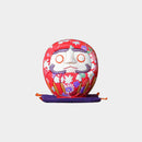 [DARUMA (DOLL)] EDO DARUMA (LARGE) YUZEN RED AND WHITE | EDO ART DOLLS | KAKINUMA DOLLS
