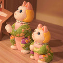 [BECKONING (LUCKY) CAT] MANEKI NEKO, WISH TO THE STAR (CREPE MULTICOLOR) | EDO ART DOLLS | KAKINUMA DOLLS