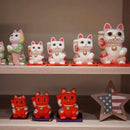 [베닝복 (Lucky) Cat] Maneki Neko (Extra Large) Pure 실크 | Edo Art Dolls