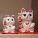 [베닝복 (Lucky) Cat] Maneki Neko (Extra Large) Pure 실크 | Edo Art Dolls