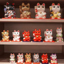 [베닝복 (Lucky) Cat] Maneki Neko (Extra Large) Pure 실크 | Edo Art Dolls