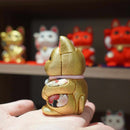 [BECKONING (LUCKY) CAT] MANEKI NEKO, FENG SHUI (GOLD) FORTUNE | EDO ART DOLLS | KAKINUMA DOLLS