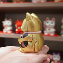 [BECKONING (LUCKY) CAT] MANEKI NEKO, FENG SHUI (GOLD) FORTUNE | EDO ART DOLLS | KAKINUMA DOLLS