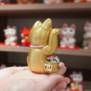 [BECKONING (LUCKY) CAT] MANEKI NEKO, FENG SHUI (GOLD) FORTUNE | EDO ART DOLLS | KAKINUMA DOLLS