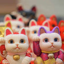 [BECKONING (LUCKY) CAT] MANEKI NEKO, GLOW (S) | EDO ART DOLLS | KAKINUMA DOLLS