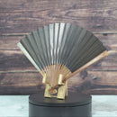 [HAND FAN] SMOKED SILVER