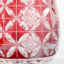 [GLASS] KIKU SHIPPO (RED) | KIRIKO