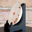 [SMALL DISH (PLATE)] OKURA ART CHINA JAPANESE TRADITIONAL SEASON FESTIVAL SMALL PLATE (5-PIECE SET) | CERAMICS