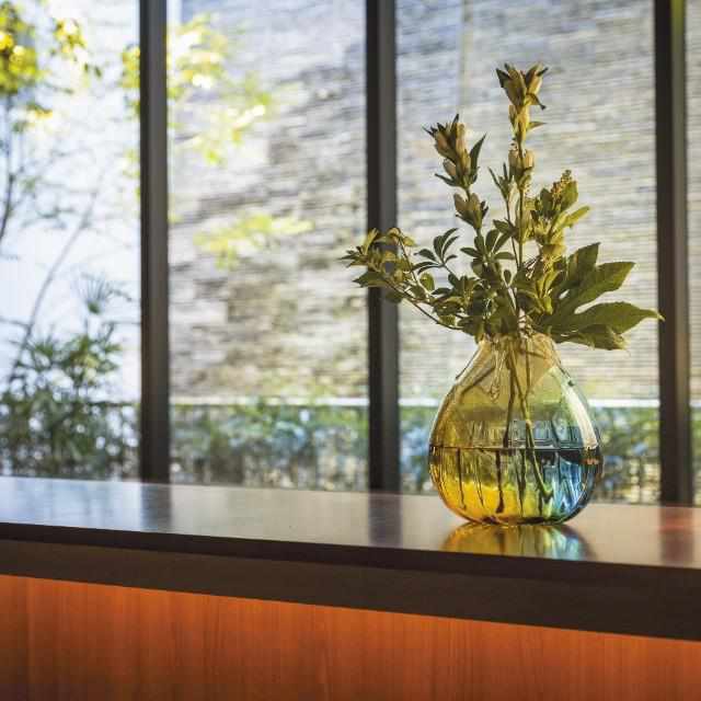 【津輕玻璃】北洋硝子 (ADERIA) 金彩秋風 花瓶