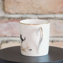 [杯子（杯）] Okura Art China Lucky Black Cat Mug Part-1 |陶瓷
