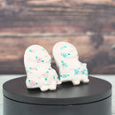 [RACCOON FIGURINE]   TANUTANU FLOWER (PINK) FEMALE  | SHIGARAKI WARE