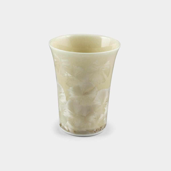 [Mug (배)] 꽃 크리스털 (Brown) Free Cup | 교토-키노미즈 웨이즈 (Kiyomizu Wares)