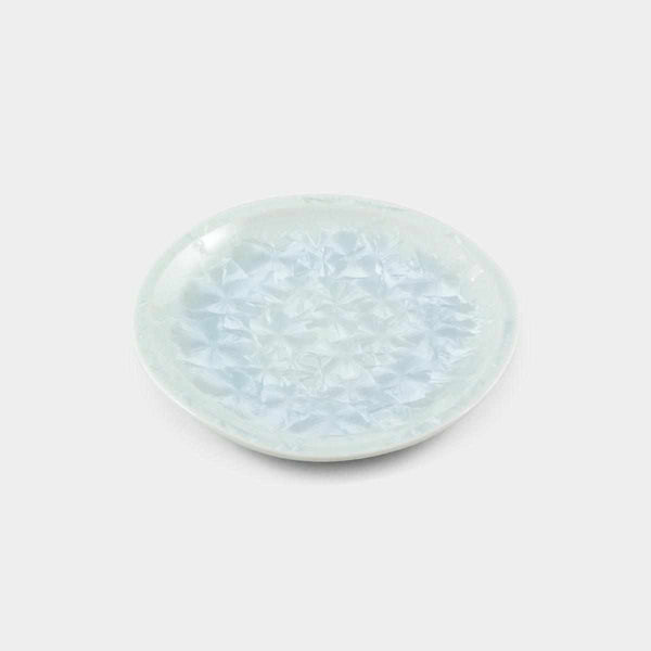 [小菜（盤子）]花晶（白色）板|京都-千代津戰爭