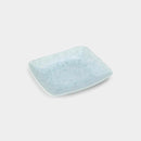 [LARGE PLATE (PLATTER)] FLOWER CRYSTAL (WHITE) LONG PLATE | TOUAN | KYOTO-KIYOMIZU WARES