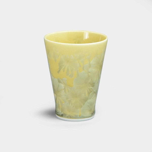 [Mug (คัพ)] ดอกไม้คริสตัล (สีเหลือง) เล็กคัพ | เกียวโต-คิโยมิสึวาเรส