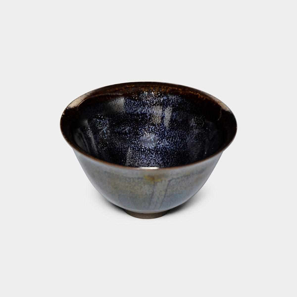 [แก้ว (ถ้วย)] สีน้ำเงิน Bright Tenmoku Cup | Kyoto-Kiyomizu Wares