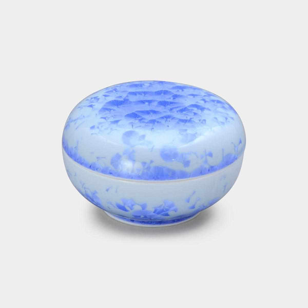 [접시 (접시)] 화 수정 (파란색) 작은 그릇 (뚜껑) | 교토 청수 그릇