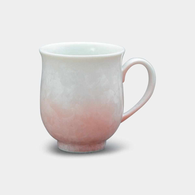 [杯（杯）]花水晶（白底紅）杯|京都清水瓷