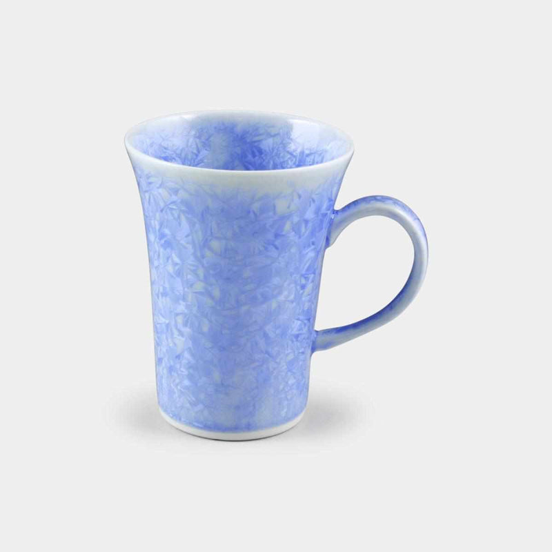 [MUG (CUP)] FLOWER CRYSTAL (BLUE) MUG | TOUAN | KYOTO-KIYOMIZU WARES