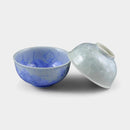 FLOWER CRYSTAL (BLUE AND WHITE) 2-PIECE BOWL SET | KYOTO-KIYOMIZU WARES